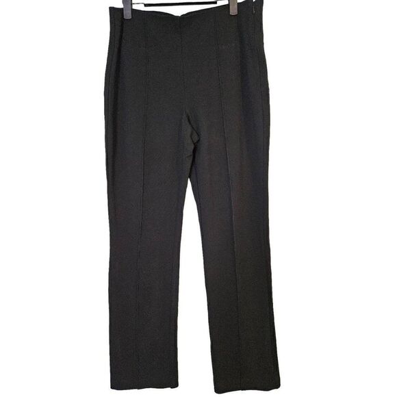 Chico's straight leg trousers, ankle length black pants. Size 1 (8). - Picture 1 of 4